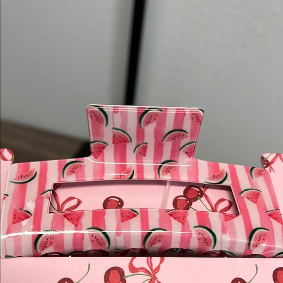 Piper K Cherry 🍒 & Watermelon 🍉 Hair Clips ☀️ - Picture 4 of 4